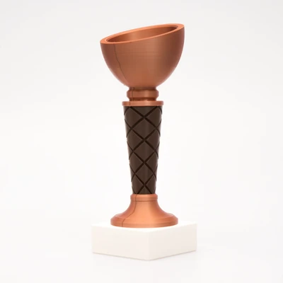 Fotografía real de Onyx, acabado bronce · Vista 3
