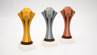 Fotografía real de Vertex, varios acabados · Vista a