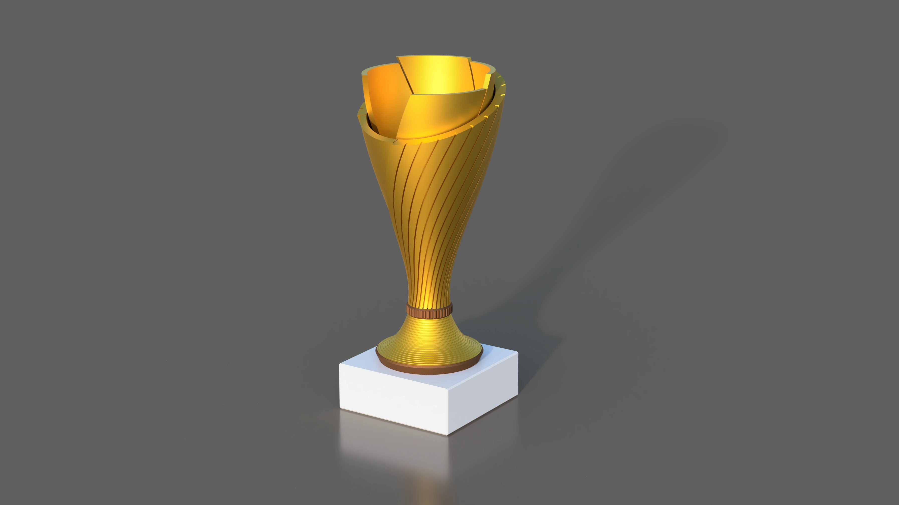 Helix en acabado oro